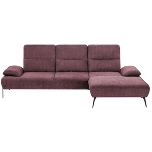 switch Ecksofa  Cesar ¦ lila/violett ¦ Maße (cm): B: 288 H: 102 T: 183.0