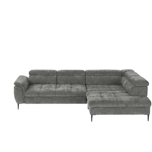 switch Ecksofa Denver ¦ grau ¦ Maße (cm): B: 290 H: 94 T: 217.0