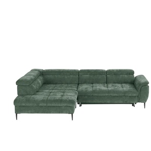 switch Ecksofa  Denver ¦ grün ¦ Maße (cm): B: 290 H: 94 T: 217.0