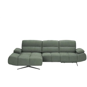 switch Ecksofa  Falcao ¦ grün ¦ Maße (cm): B: 284 H: 91 T: 173.0