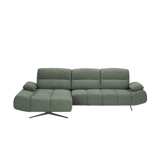 switch Ecksofa  Falcao ¦ grün ¦ Maße (cm): B: 284 H: 91 T: 173.0