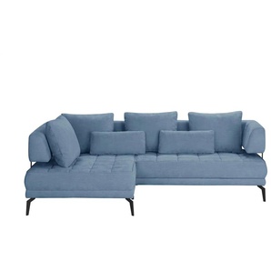 switch Ecksofa Giotto ¦ blau ¦ Maße (cm): B: 242 H: 85 T: 176.0