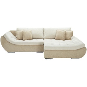 switch Ecksofa  Hugo  ¦ creme ¦ Maße (cm): B: 288 H: 90 T: 185.0