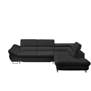 switch Ecksofa schwarz - Kunstleder Fabio ¦ schwarz ¦ Maße (cm): B: 280 H: 69 T: 235.0