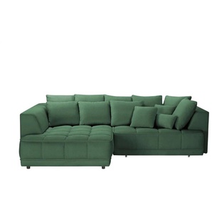 switch Ecksofa  Tiga ¦ grün ¦ Maße (cm): B: 285 H: 88 T: 205.0