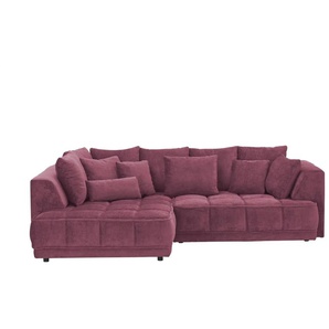 switch Ecksofa  Tiga ¦ lila/violett ¦ Maße (cm): B: 285 H: 88 T: 205.0