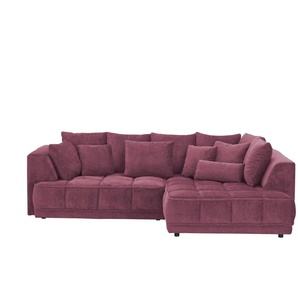 switch Ecksofa  Tiga ¦ lila/violett ¦ Maße (cm): B: 285 H: 88 T: 205.0