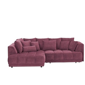 switch Ecksofa  Tiga ¦ lila/violett ¦ Maße (cm): B: 285 H: 88 T: 205.0