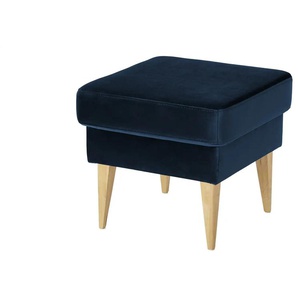 switch Hocker aus Samt Taco ¦ blau ¦ Maße (cm): B: 49 H: 45 T: 49.0