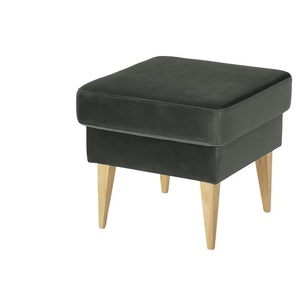 switch Hocker aus Samt Taco ¦ grau ¦ Maße (cm): B: 49 H: 45 T: 49.0