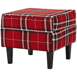 switch Hocker  Gerda ¦ rot ¦ Maße (cm): B: 49 H: 45 T: 49.0