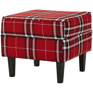 switch Hocker  Gerda ¦ rot ¦ Maße (cm): B: 49 H: 45 T: 49.0