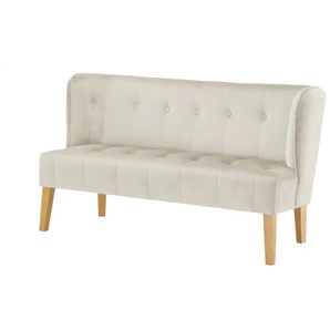 switch Küchensofa Samt  Bella ¦ beige ¦ Maße (cm): B: 158 H: 90 T: 72.0