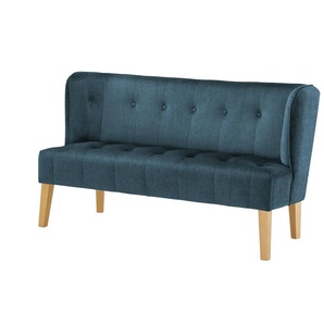 switch Küchensofa Samt  Bella ¦ blau ¦ Maße (cm): B: 158 H: 90 T: 72.0