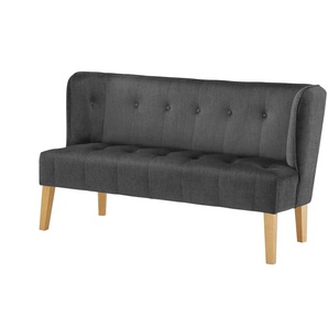 switch Küchensofa Samt  Bella ¦ schwarz ¦ Maße (cm): B: 158 H: 90 T: 72.0