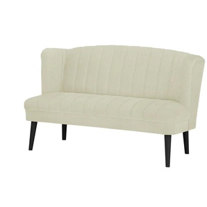 switch Küchensofa Samt  Rina ¦ beige ¦ Maße (cm): B: 156 H: 92 T: 76.0