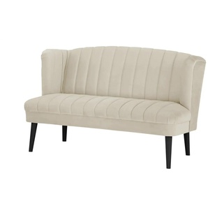 switch Küchensofa Samt  Rina ¦ beige ¦ Maße (cm): B: 156 H: 92 T: 76.0