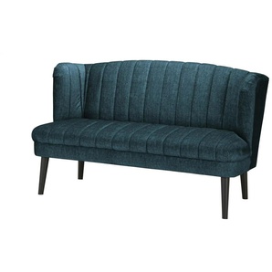 switch Küchensofa Samt  Rina ¦ blau ¦ Maße (cm): B: 156 H: 92 T: 76.0