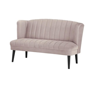 switch Küchensofa Samt  Rina ¦ rosa/pink ¦ Maße (cm): B: 156 H: 92 T: 76.0