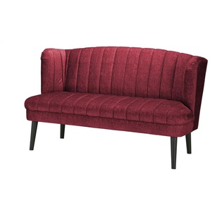switch Küchensofa Samt  Rina ¦ rot ¦ Maße (cm): B: 180 H: 92 T: 76.0
