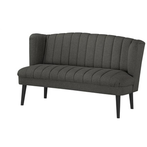 switch Küchensofa Samt  Rina ¦ schwarz ¦ Maße (cm): B: 180 H: 92 T: 76.0