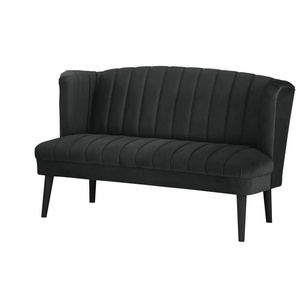 switch Küchensofa Samt  Rina ¦ schwarz ¦ Maße (cm): B: 180 H: 92 T: 76.0