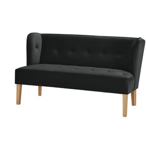 switch Küchensofa Webstoff  Astonia ¦ schwarz ¦ Maße (cm): B: 180 H: 88 T: 74.5