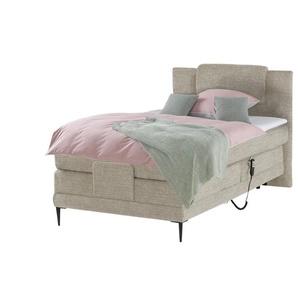 switch Motor-Boxspringbett  Wave ¦ beige ¦ Maße (cm): B: 110 H: 111