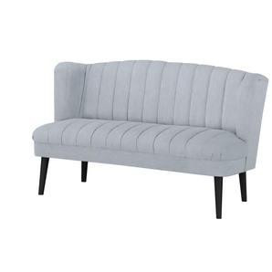Switch Refresh Küchensofa Samt  Rina ¦ grau ¦ Maße (cm): B: 180 H: 92 T: 76.0