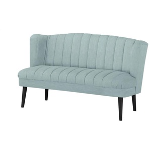 Switch Refresh Küchensofa Samt  Rina ¦ türkis/petrol ¦ Maße (cm): B: 156 H: 92 T: 76.0