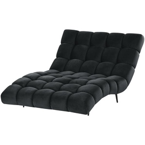 switch Relaxliege  Delphi - schwarz - Materialmix - 120 cm - 84 cm - 168 cm | Möbel Kraft