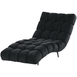 switch Relaxliege  Delphi - schwarz - Materialmix - 80 cm - 91 cm - 166 cm | Möbel Kraft