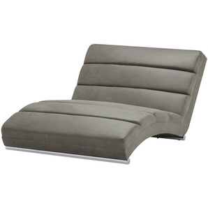 Twist Relaxliege  Holiday - grau - Materialmix - 121 cm - 80 cm - 175 cm | Möbel Kraft