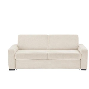 switch Schlafsofa aus Cord Vanila ¦ creme ¦ Maße (cm): B: 220 H: 87 T: 98.0