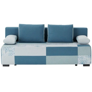 switch Schlafsofa  Jam ¦ blau ¦ Maße (cm): B: 204 H: 90 T: 92.0