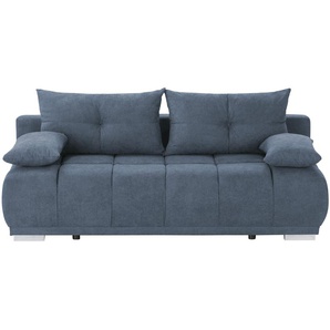 switch Schlafsofa mit Boxspringpolsterung  Gala ¦ blau ¦ Maße (cm): B: 208 H: 92 T: 102