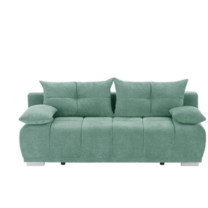switch Schlafsofa mit Boxspringpolsterung  Gala ¦ grün ¦ Maße (cm): B: 208 H: 92 T: 102.0