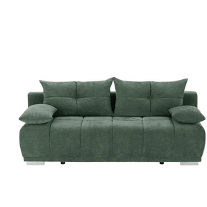 switch Schlafsofa mit Boxspringpolsterung  Gala ¦ grün ¦ Maße (cm): B: 208 H: 92 T: 102.0