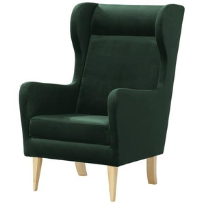 switch Sessel  Taco ¦ grün ¦ Maße (cm): B: 66 H: 111 T: 89.0