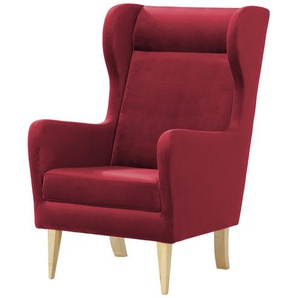 switch Sessel  Taco ¦ rot ¦ Maße (cm): B: 66 H: 111 T: 89.0