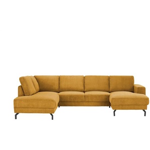 switch Wohnlandschaft  aus Cord Brazil ¦ orange ¦ Maße (cm): B: 303 H: 78 T: 200.0