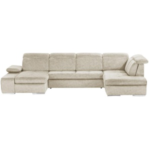 switch Wohnlandschaft  Avilla ¦ creme ¦ Maße (cm): B: 355 H: 86 T: 234