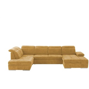 switch Wohnlandschaft  Avilla ¦ gelb ¦ Maße (cm): B: 355 H: 86 T: 234.0