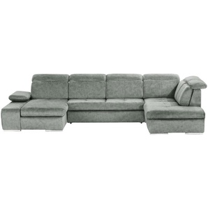 switch Wohnlandschaft  Avilla ¦ grau ¦ Maße (cm): B: 355 H: 86 T: 234