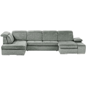 switch Wohnlandschaft  Avilla ¦ grau ¦ Maße (cm): B: 355 H: 86 T: 234