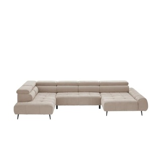 switch Wohnlandschaft  Mavel ¦ braun ¦ Maße (cm): B: 367 H: 93 T: 208.0