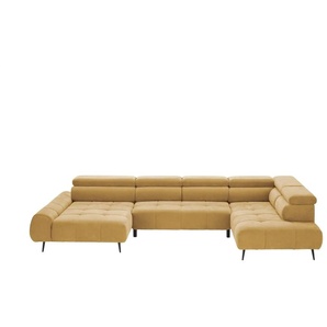 switch Wohnlandschaft Mavel ¦ gelb ¦ Maße (cm): B: 367 H: 93 T: 208.0