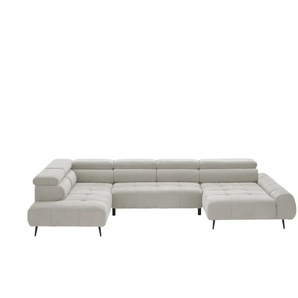 switch Wohnlandschaft Mavel ¦ grau ¦ Maße (cm): B: 367 H: 93 T: 208.0