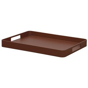 Tablett Club Cane-line Aluminium desert red grau, Designer Cane-line Design-Team, 5x48x35 cm