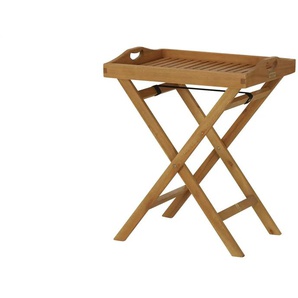 Yorkshire Tablett mit Ständer Holstein ¦ holzfarben ¦ Maße (cm): B: 60 H: 72,5 T: 45.0